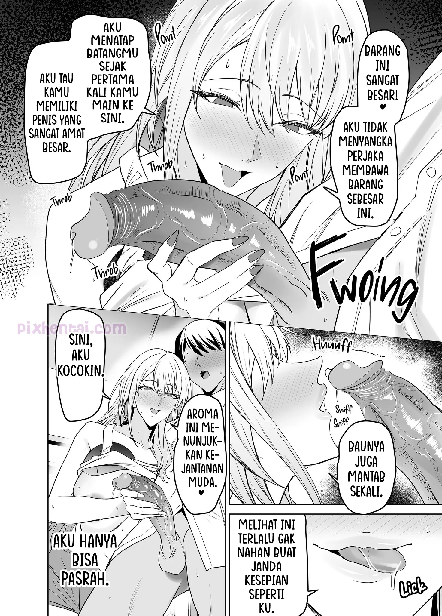 Komik hentai xxx manga sex bokep Tomodachi no Gal Mama Batsu Ichi Bakunyuu wa Musuko ni Kakurete Ore no Dekachin wo Kuimakuru 15
